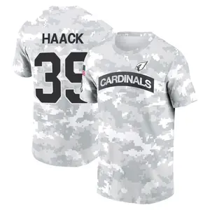 Men's Matt Haack Arizona Cardinals Arctic Camo 2024 Salute to Service Performance T-Shirt