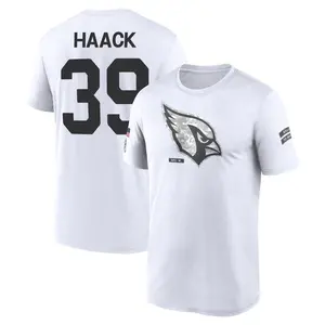 Men's Matt Haack Arizona Cardinals White 2024 Salute to Service Legend Performance T-Shirt