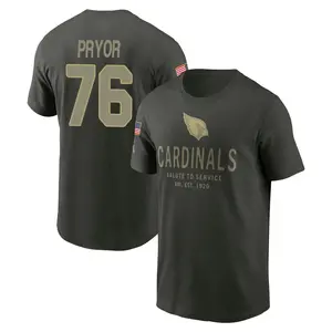 Men's Matt Pryor Arizona Cardinals Forest/Green 2025 Salute to Service Sideline Primary Edge T-Shirt