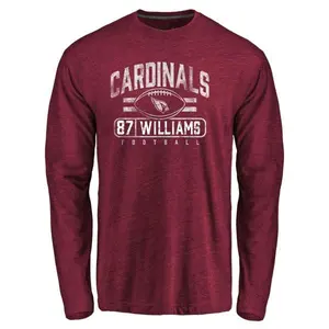 Men's Maxx Williams Arizona Cardinals Flanker Tri-Blend Long Sleeve T-Shirt - Garnet