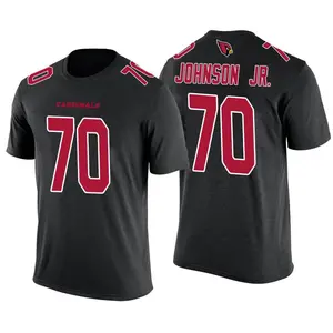 Men's Paris Johnson Jr. Arizona Cardinals Black Color Rush Legend T-Shirt