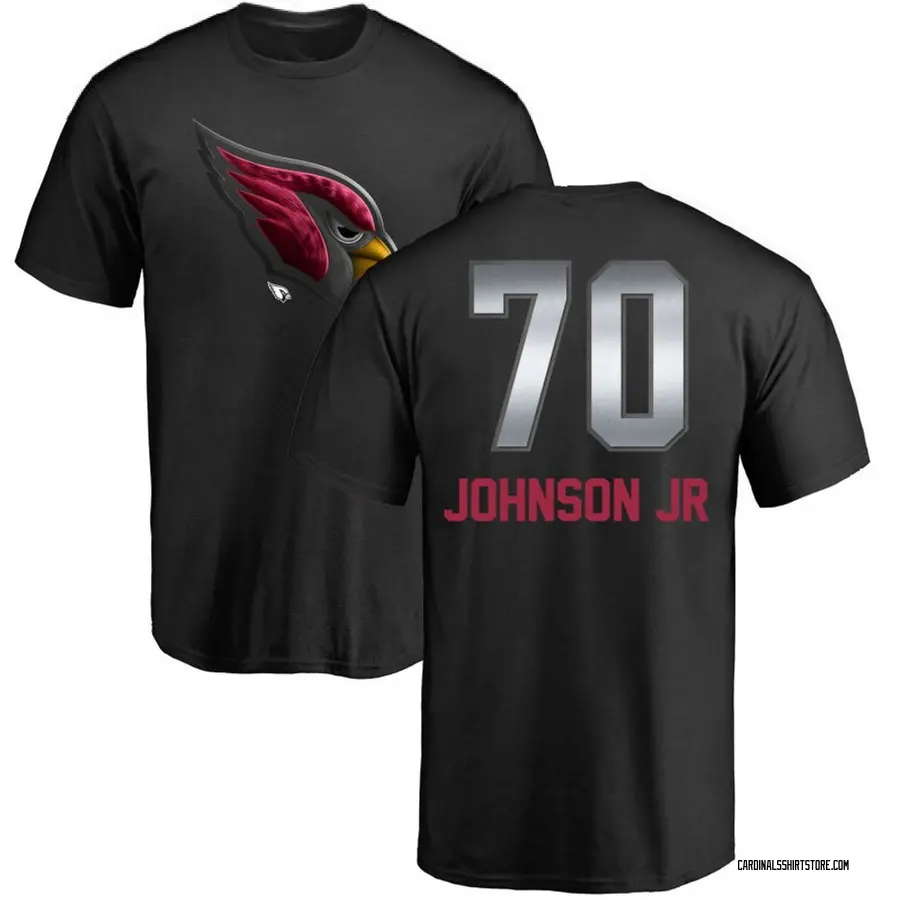Men's Paris Johnson Jr. Arizona Cardinals Midnight Mascot T-Shirt - Black