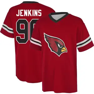 Men's Patrick Jenkins Arizona Cardinals Red Name & Number Game Day V-Neck T-Shirt