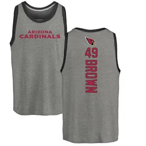 Men's Pharaoh Brown Arizona Cardinals Backer Tri-Blend Tank Top - Ash