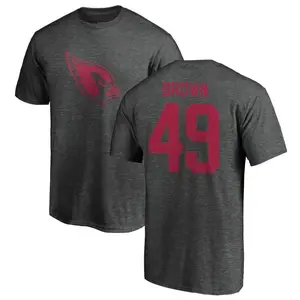 Men's Pharaoh Brown Arizona Cardinals One Color T-Shirt - Ash