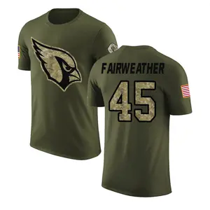 Men's Rivaldo Fairweather Arizona Cardinals Olive Salute to Service Legend T-Shirt
