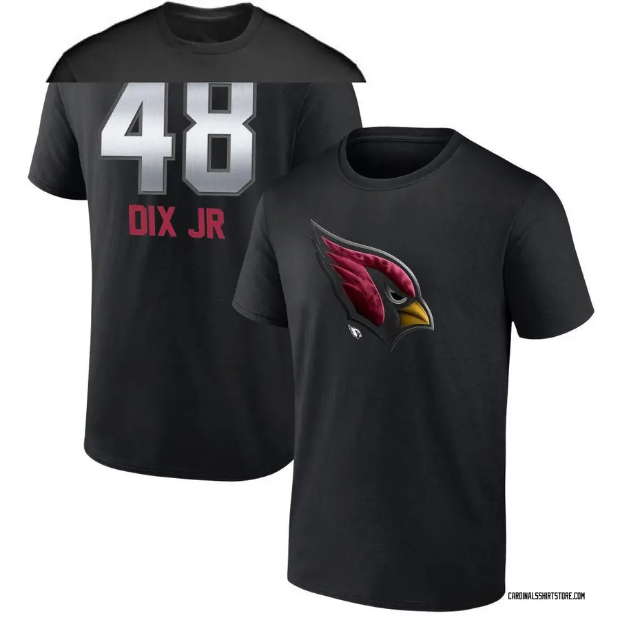 Men's Stephen Dix Jr. Arizona Cardinals Midnight Mascot T-Shirt - Black
