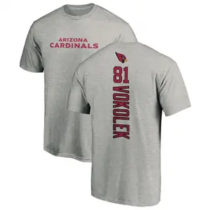 Men's Travis Vokolek Arizona Cardinals Backer T-Shirt - Ash