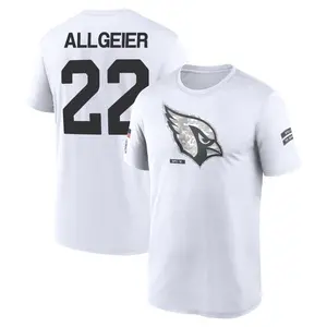 Men's Tyler Allgeier Arizona Cardinals White 2024 Salute to Service Legend Performance T-Shirt