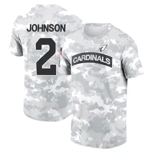 Men's Will Johnson Arizona Cardinals Arctic Camo 2024 Salute to Service Performance T-Shirt