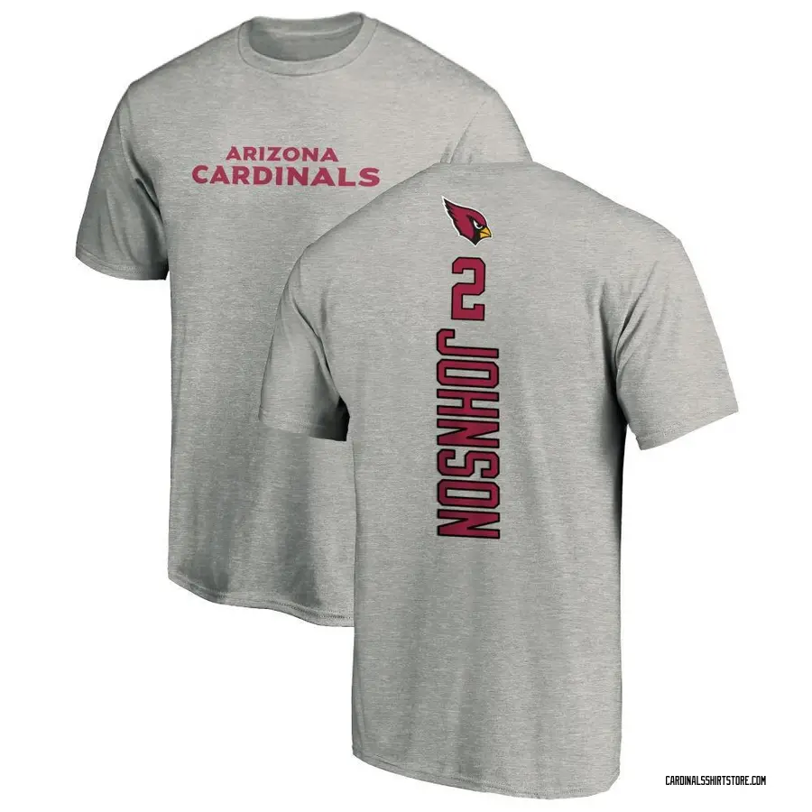 Men's Will Johnson Arizona Cardinals Backer T-Shirt - Ash