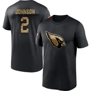 Men's Will Johnson Arizona Cardinals Black 2020 Salute To Service Performance T-Shirt