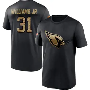 Men's Wydett Williams Jr. Arizona Cardinals Black 2020 Salute To Service Performance T-Shirt