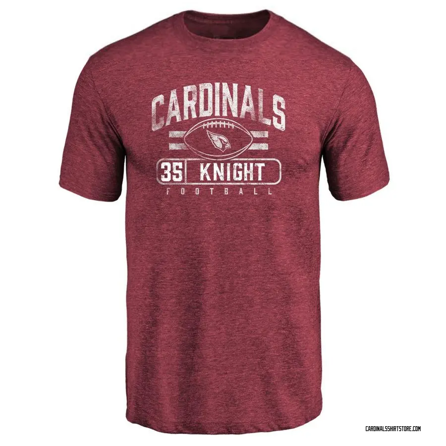 Men's Zonovan Knight Arizona Cardinals Flanker Tri-Blend T-Shirt - Maroon