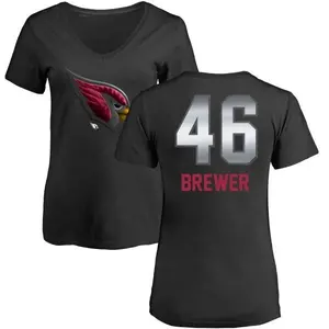 Women's Aaron Brewer Arizona Cardinals Midnight Mascot T-Shirt - Black