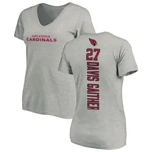 Women's Akeem Davis-Gaither Arizona Cardinals Backer V-Neck T-Shirt - Ash