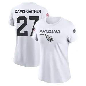 Women's Akeem Davis-Gaither Arizona Cardinals White 2024 Salute to Service Legend Performance T-Shirt