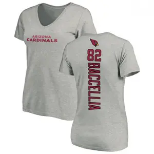 Women's Andre Baccellia Arizona Cardinals Backer V-Neck T-Shirt - Ash
