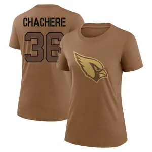 Women's Andre Chachere Arizona Cardinals Brown 2023 Salute To Service Legend Performance T-Shirt