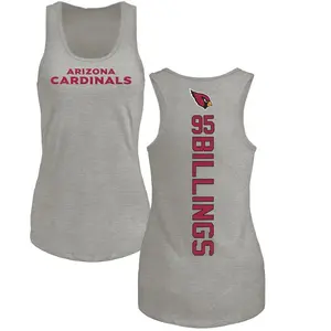 Women's Andrew Billings Arizona Cardinals Backer Tri-Blend Tank Top - Ash