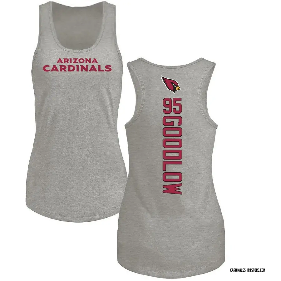 Women's Anthony Goodlow Arizona Cardinals Backer Tri-Blend Tank Top - Ash