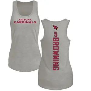 Women's Baron Browning Arizona Cardinals Backer Tri-Blend Tank Top - Ash