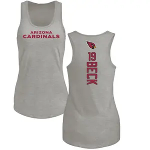 Women's Carson Beck Arizona Cardinals Backer Tri-Blend Tank Top - Ash