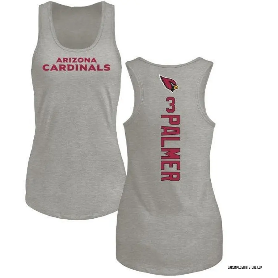 Women's Carson Palmer Arizona Cardinals Backer Tri-Blend Tank Top - Ash