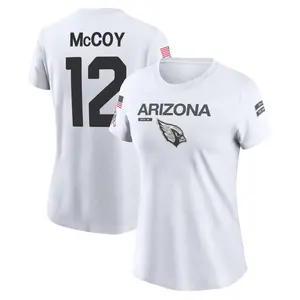 Women's Colt McCoy Arizona Cardinals White 2024 Salute to Service Legend Performance T-Shirt