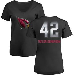 Women's Dadrion Taylor-Demerson Arizona Cardinals Midnight Mascot T-Shirt - Black