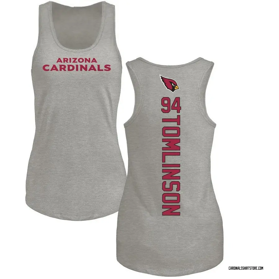 Women's Dalvin Tomlinson Arizona Cardinals Backer Tri-Blend Tank Top - Ash