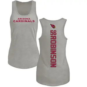 Women's Darius Robinson Arizona Cardinals Backer Tri-Blend Tank Top - Ash