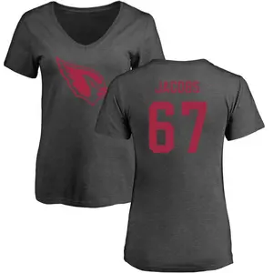 Women's Demontrey Jacobs Arizona Cardinals One Color T-Shirt - Ash