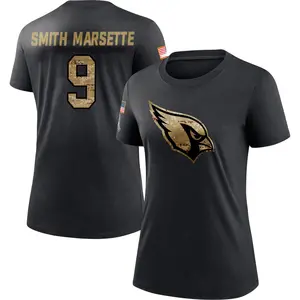 Women's Ihmir Smith-Marsette Arizona Cardinals Black 2020 Salute To Service Performance T-Shirt