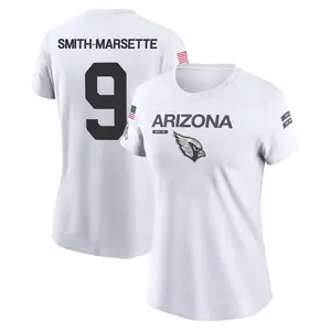 Women's Ihmir Smith-Marsette Arizona Cardinals White 2024 Salute to Service Legend Performance T-Shirt