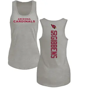 Women's Jack Gibbens Arizona Cardinals Backer Tri-Blend Tank Top - Ash