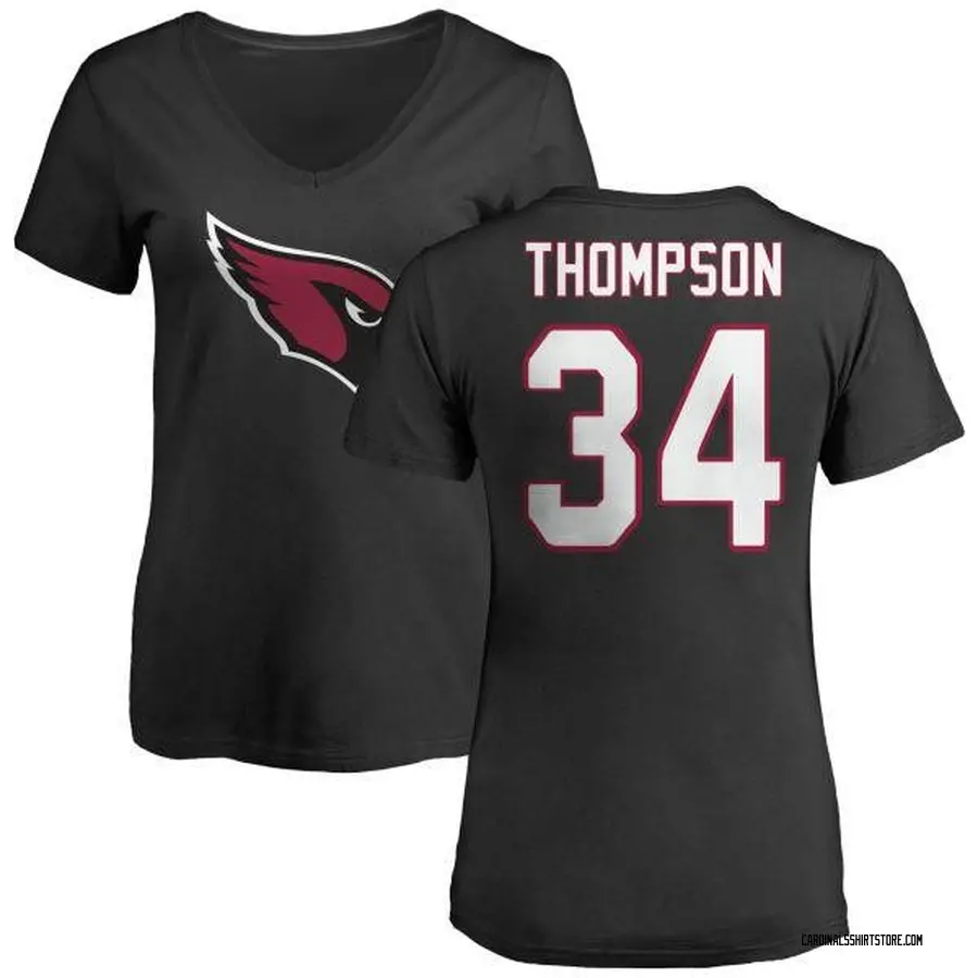 Women's Jalen Thompson Arizona Cardinals Name & Number Logo Slim Fit T-Shirt - Black