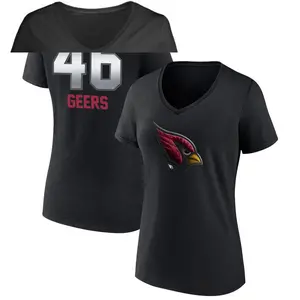 Women's Jameson Geers Arizona Cardinals Midnight Mascot T-Shirt - Black
