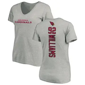 Women's Jonah Williams Arizona Cardinals Backer V-Neck T-Shirt - Ash