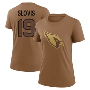 Women's Kedon Slovis Arizona Cardinals Brown 2023 Salute To Service Legend Performance T-Shirt