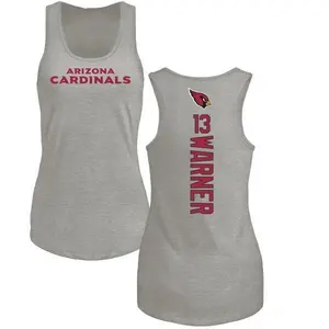 Women's Kurt Warner Arizona Cardinals Backer Tri-Blend Tank Top - Ash