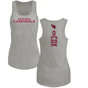 Women's Marques Cox Arizona Cardinals Backer Tri-Blend Tank Top - Ash