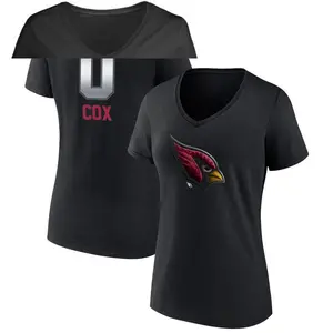 Women's Marques Cox Arizona Cardinals Midnight Mascot T-Shirt - Black