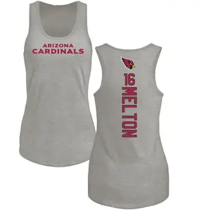Women's Max Melton Arizona Cardinals Backer Tri-Blend Tank Top - Ash