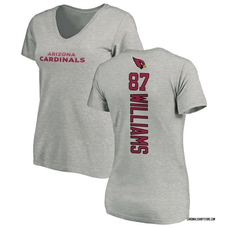 Women's Maxx Williams Arizona Cardinals Backer V-Neck T-Shirt - Ash