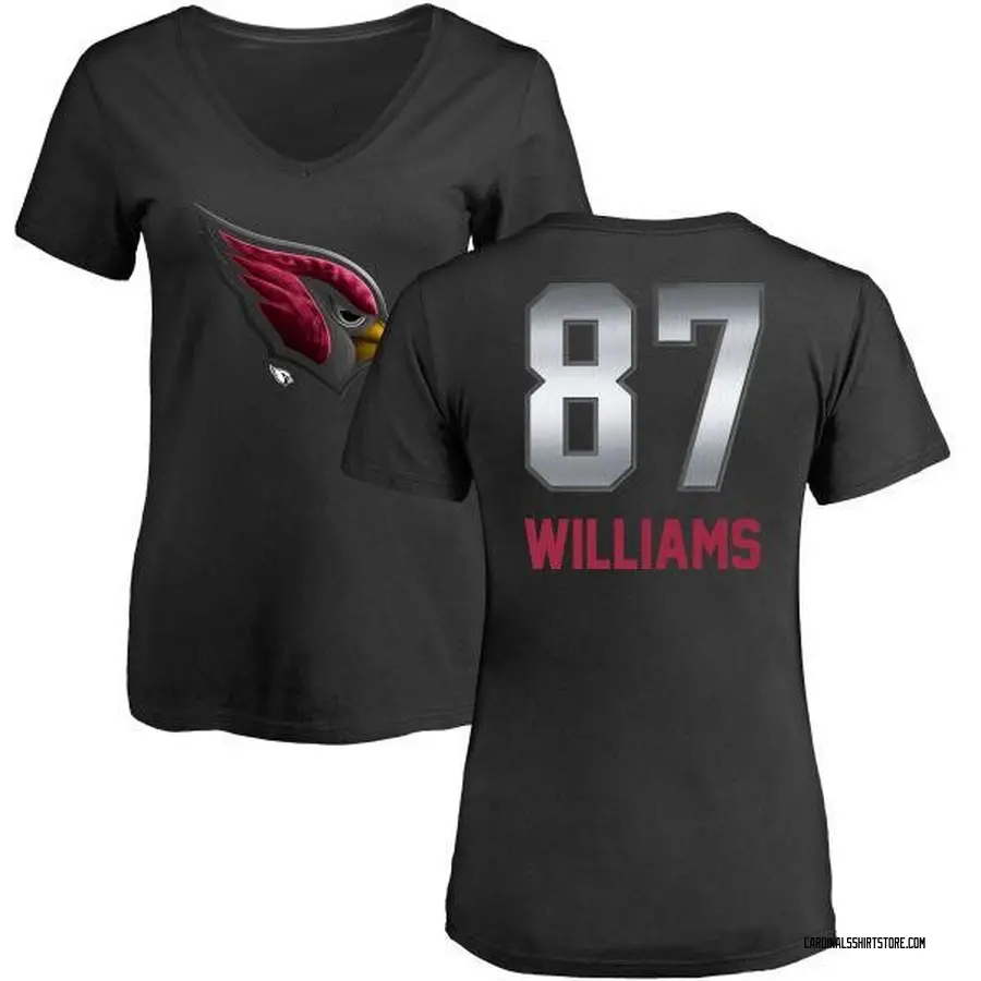 Women's Maxx Williams Arizona Cardinals Midnight Mascot T-Shirt - Black