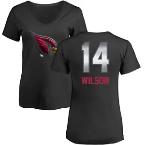 Women's Michael Wilson Arizona Cardinals Midnight Mascot T-Shirt - Black