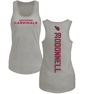Women's Pat O'Donnell Arizona Cardinals Backer Tri-Blend Tank Top - Ash