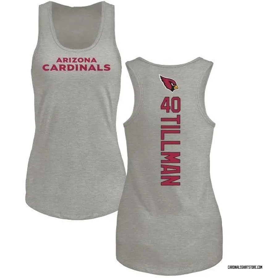 Women's Pat Tillman Arizona Cardinals Backer Tri-Blend Tank Top - Ash