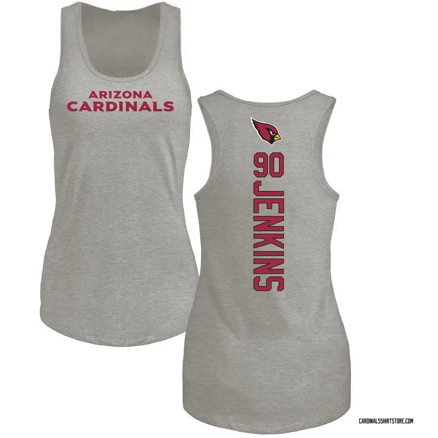 Women's Patrick Jenkins Arizona Cardinals Backer Tri-Blend Tank Top - Ash